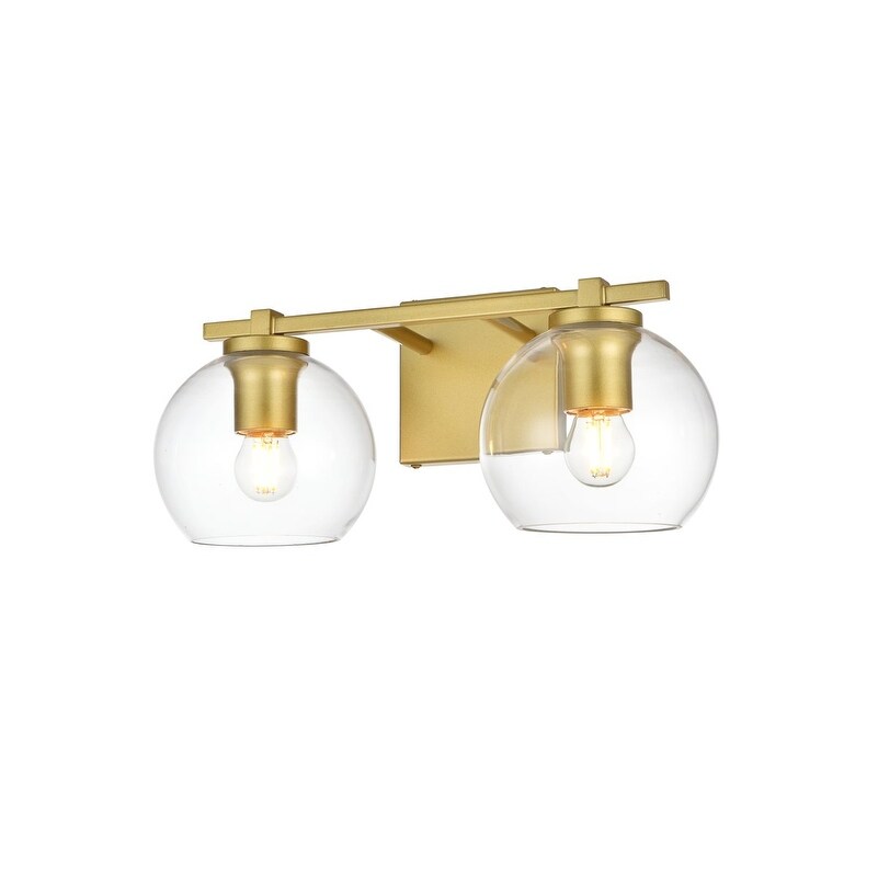 Applique de salle de bain Julian 1 lumière noire et transparente