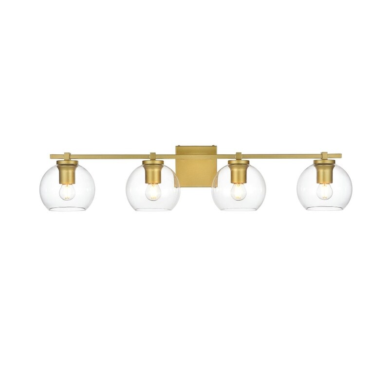 Applique de salle de bain Julian 1 lumière noire et transparente