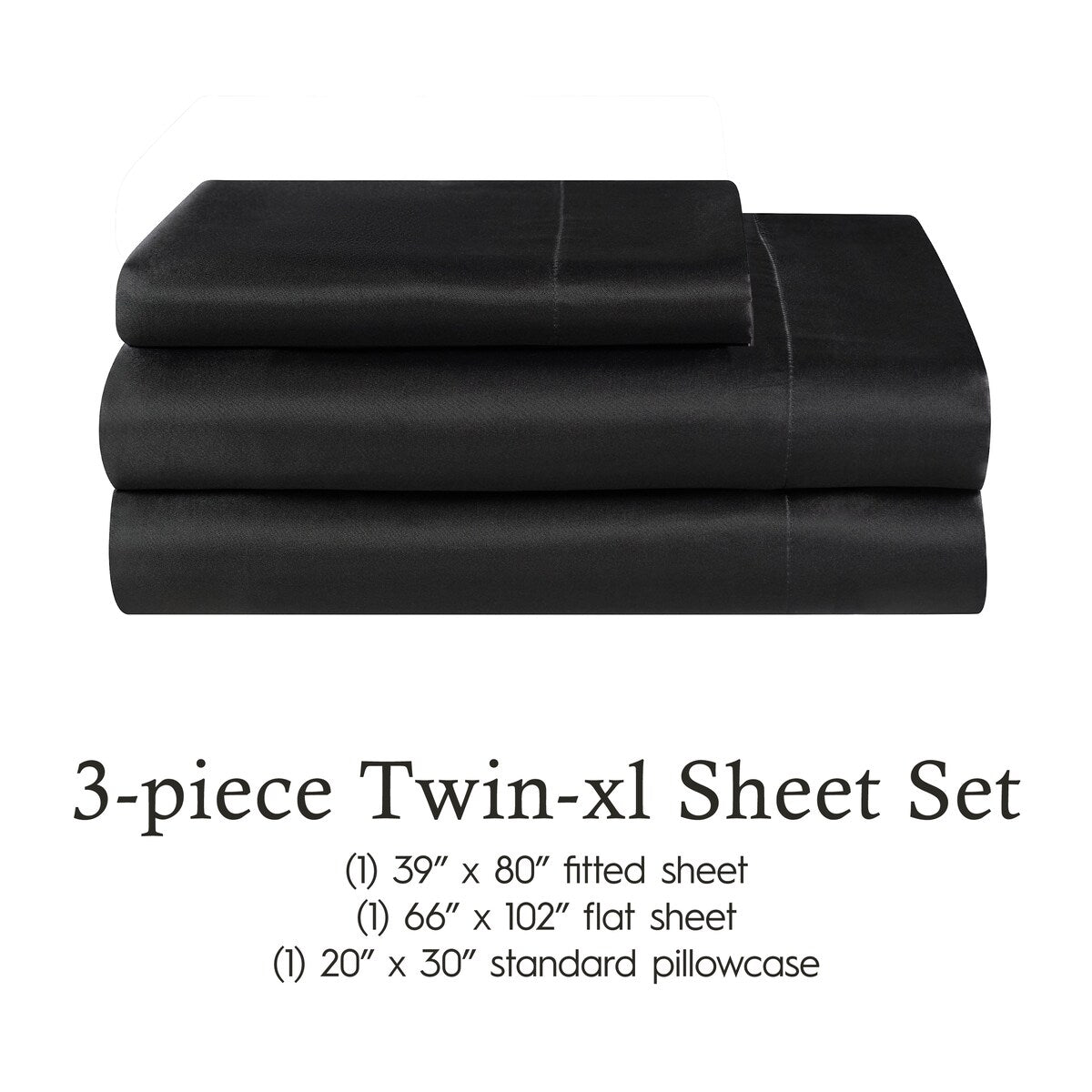 Parures de draps en satin soyeux Juliette LeBlanc New York