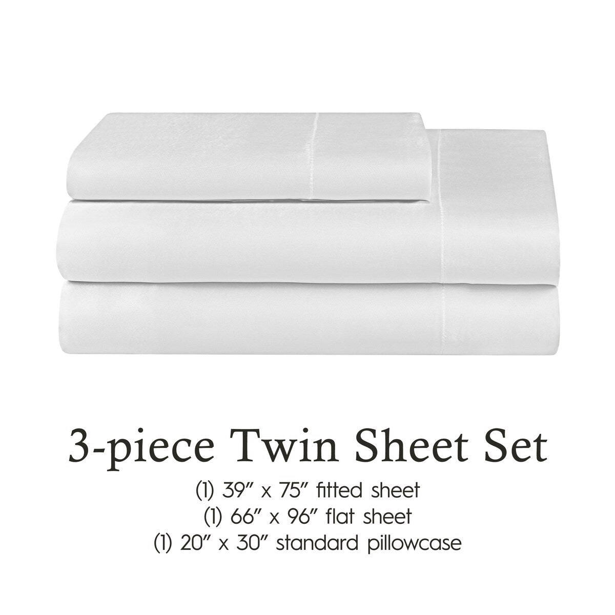 Parures de draps en satin soyeux Juliette LeBlanc New York