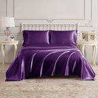 Parures de draps en satin soyeux Juliette LeBlanc New York