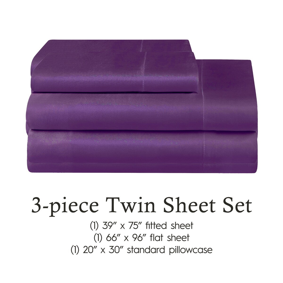 Parures de draps en satin soyeux Juliette LeBlanc New York