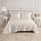 Parures de draps en satin soyeux Juliette LeBlanc New York