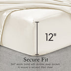 Parures de draps en satin soyeux Juliette LeBlanc New York