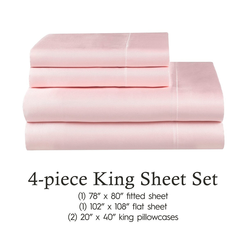Parures de draps en satin soyeux Juliette LeBlanc New York