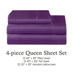 Parures de draps en satin soyeux Juliette LeBlanc New York