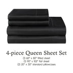 Parures de draps en satin soyeux Juliette LeBlanc New York