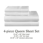 Parures de draps en satin soyeux Juliette LeBlanc New York