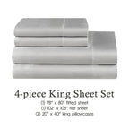 Parures de draps en satin soyeux Juliette LeBlanc New York