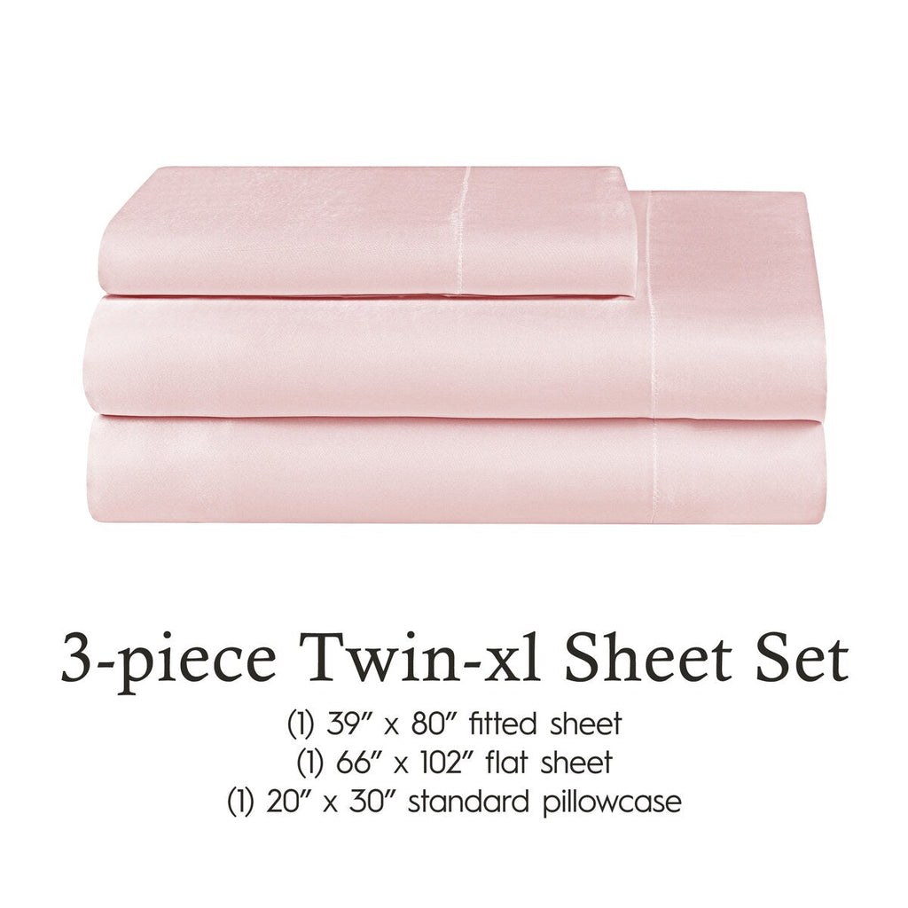 Parures de draps en satin soyeux Juliette LeBlanc New York