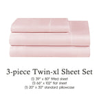 Parures de draps en satin soyeux Juliette LeBlanc New York