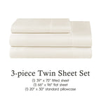 Parures de draps en satin soyeux Juliette LeBlanc New York