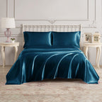 Parures de draps en satin soyeux Juliette LeBlanc New York