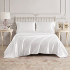 Parures de draps en satin soyeux Juliette LeBlanc New York