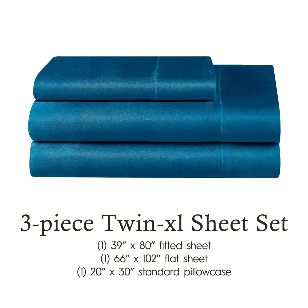 Parures de draps en satin soyeux Juliette LeBlanc New York
