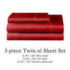 Parures de draps en satin soyeux Juliette LeBlanc New York
