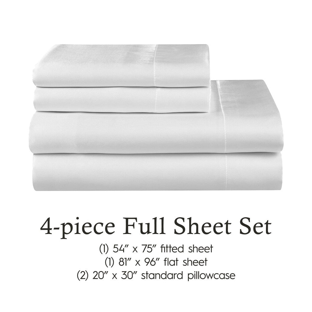 Parures de draps en satin soyeux Juliette LeBlanc New York