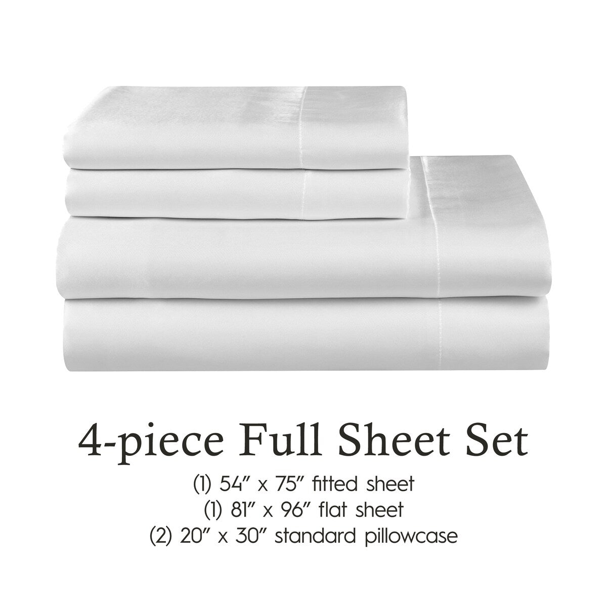 Parures de draps en satin soyeux Juliette LeBlanc New York