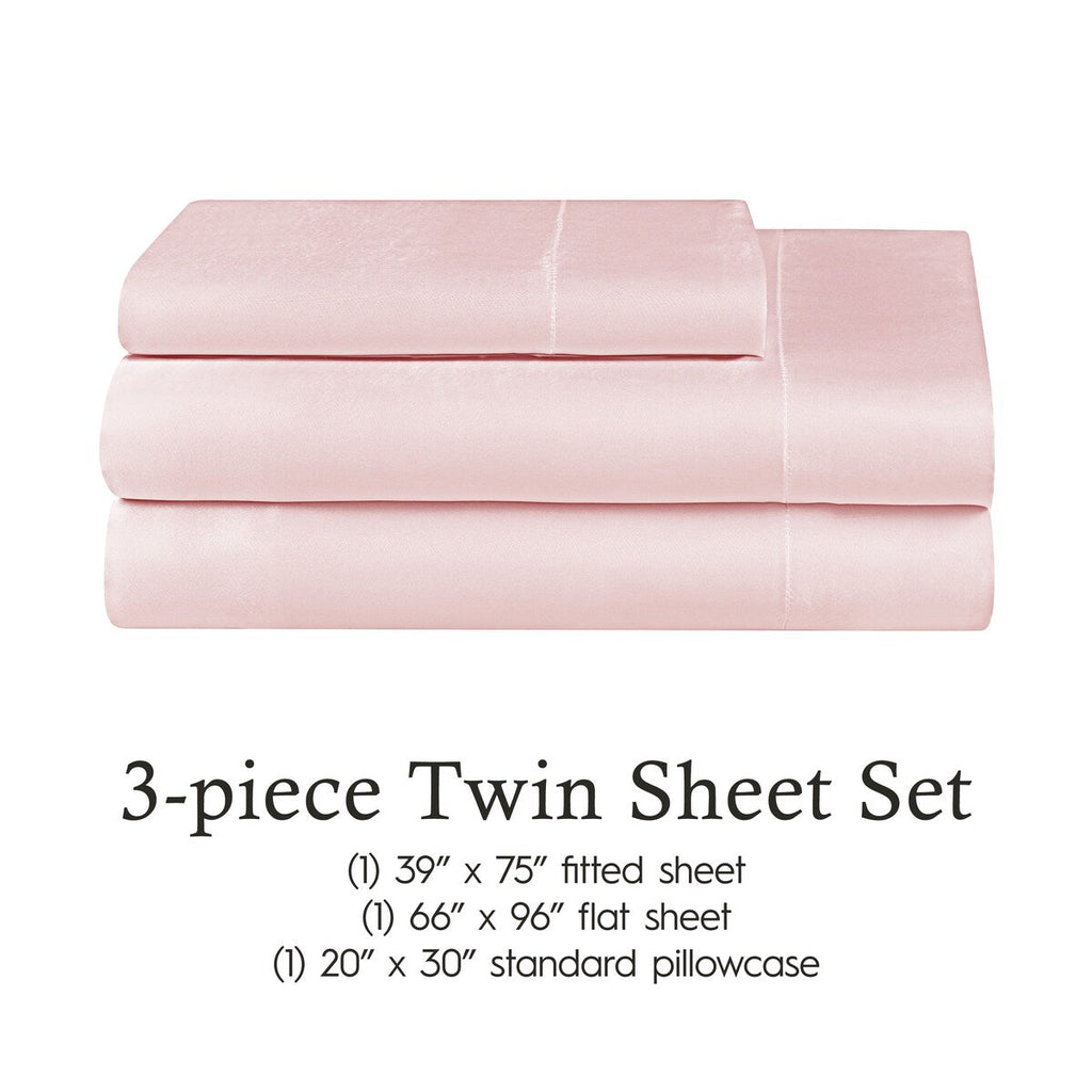 Parures de draps en satin soyeux Juliette LeBlanc New York