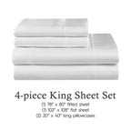 Parures de draps en satin soyeux Juliette LeBlanc New York