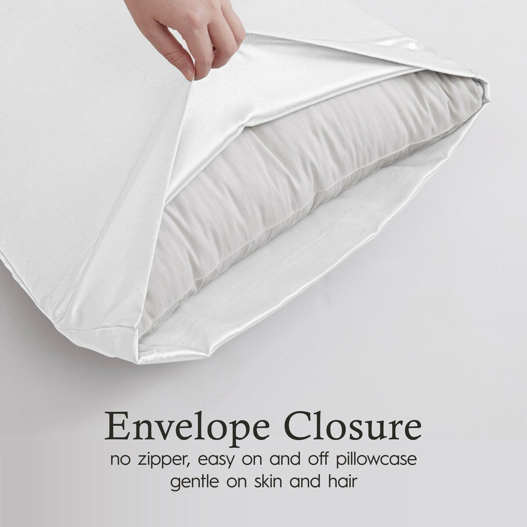 Parures de draps en satin soyeux Juliette LeBlanc New York