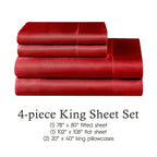 Parures de draps en satin soyeux Juliette LeBlanc New York