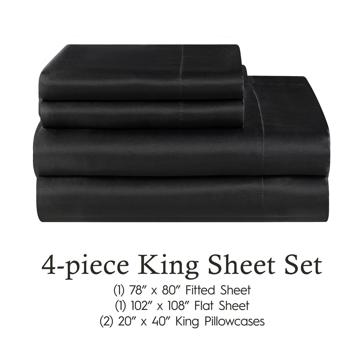 Parures de draps en satin soyeux Juliette LeBlanc New York
