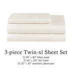 Parures de draps en satin soyeux Juliette LeBlanc New York