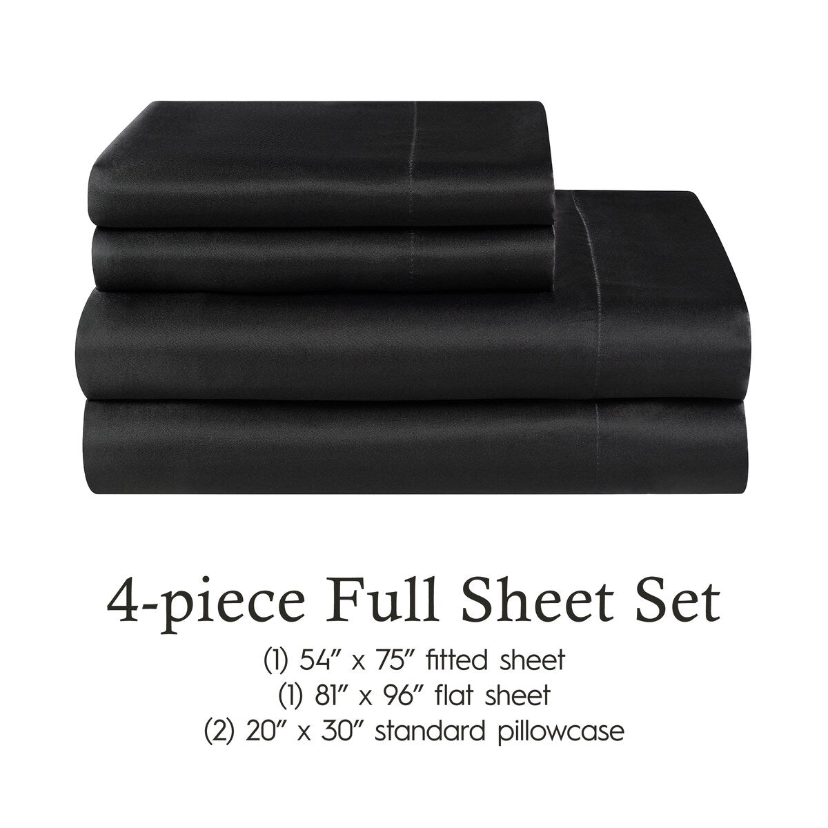 Parures de draps en satin soyeux Juliette LeBlanc New York
