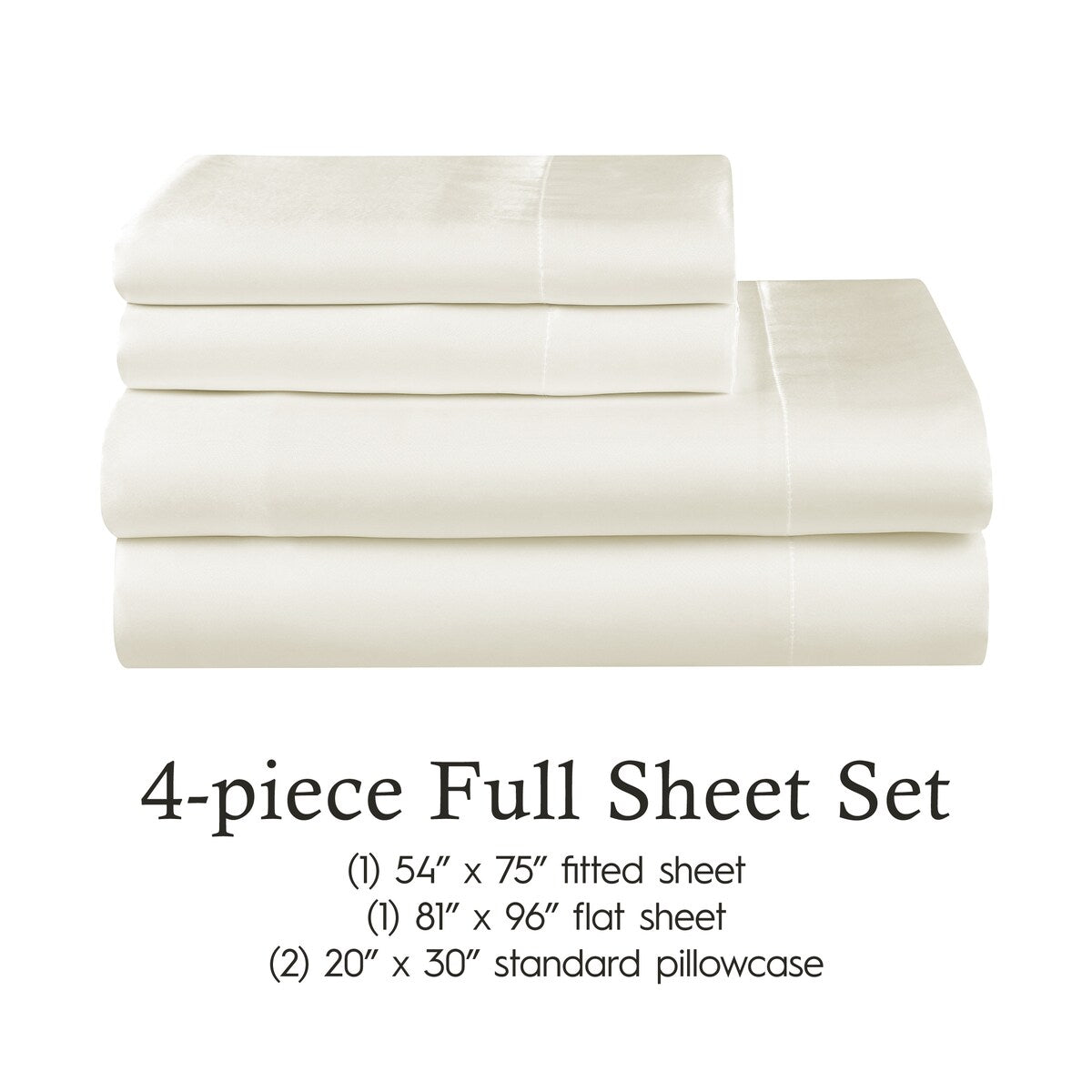 Parures de draps en satin soyeux Juliette LeBlanc New York