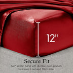 Parures de draps en satin soyeux Juliette LeBlanc New York