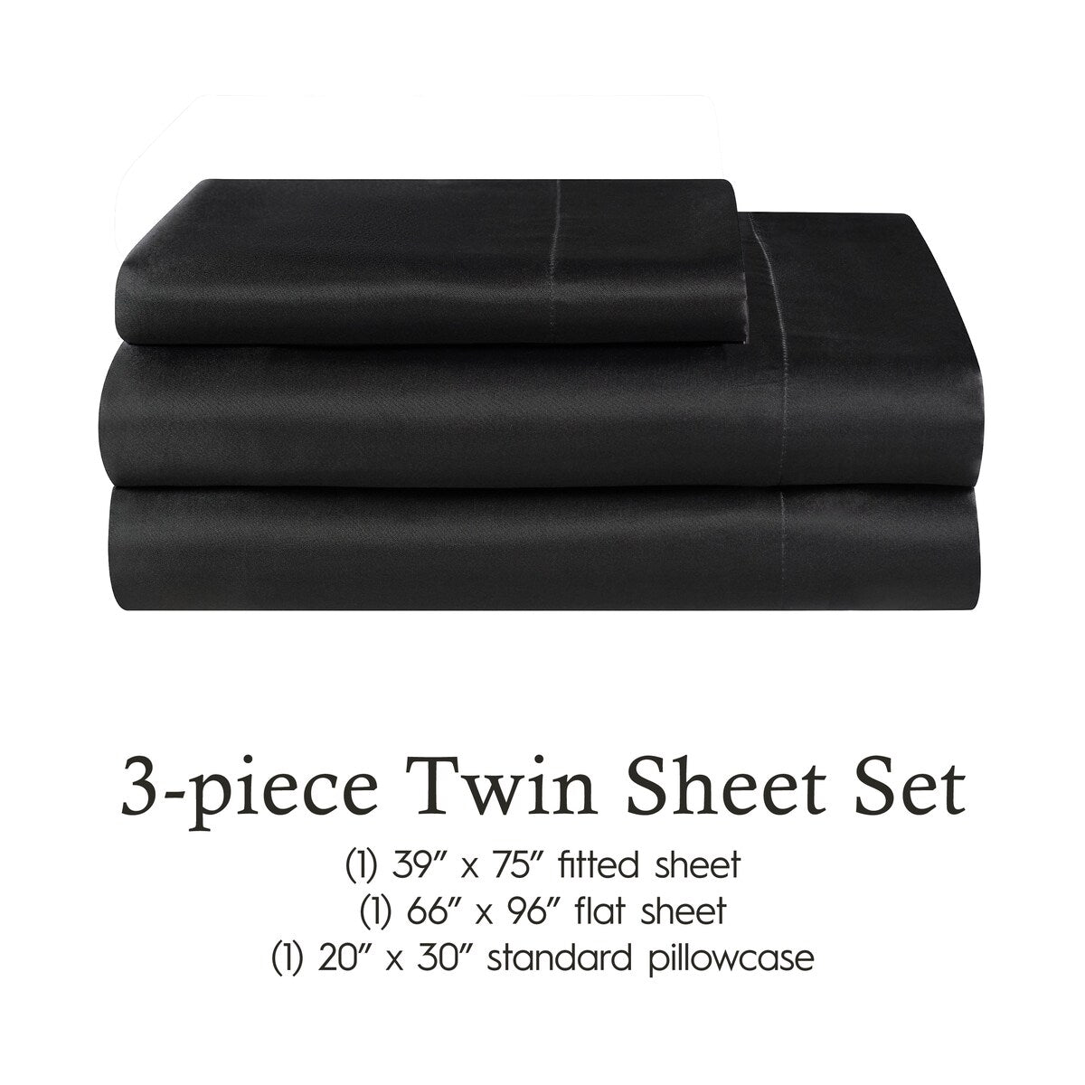 Parures de draps en satin soyeux Juliette LeBlanc New York