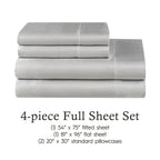Parures de draps en satin soyeux Juliette LeBlanc New York