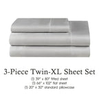 Parures de draps en satin soyeux Juliette LeBlanc New York