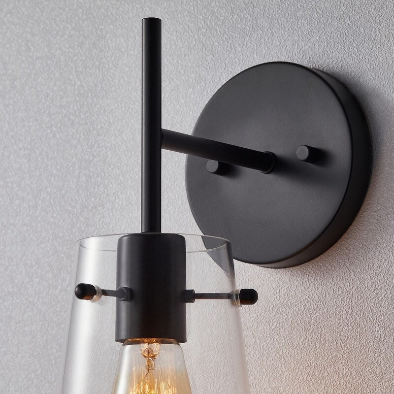 Applique murale moderne à bras KAWOTI de 5 po de largeur et 1 ampoule
