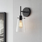 Applique murale moderne à bras KAWOTI de 5 po de largeur et 1 ampoule