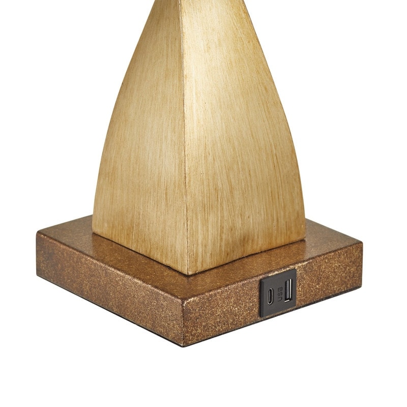 Lampe de table tactile KAWOTI 22'' avec ports USB et ampoules (lot de 2)