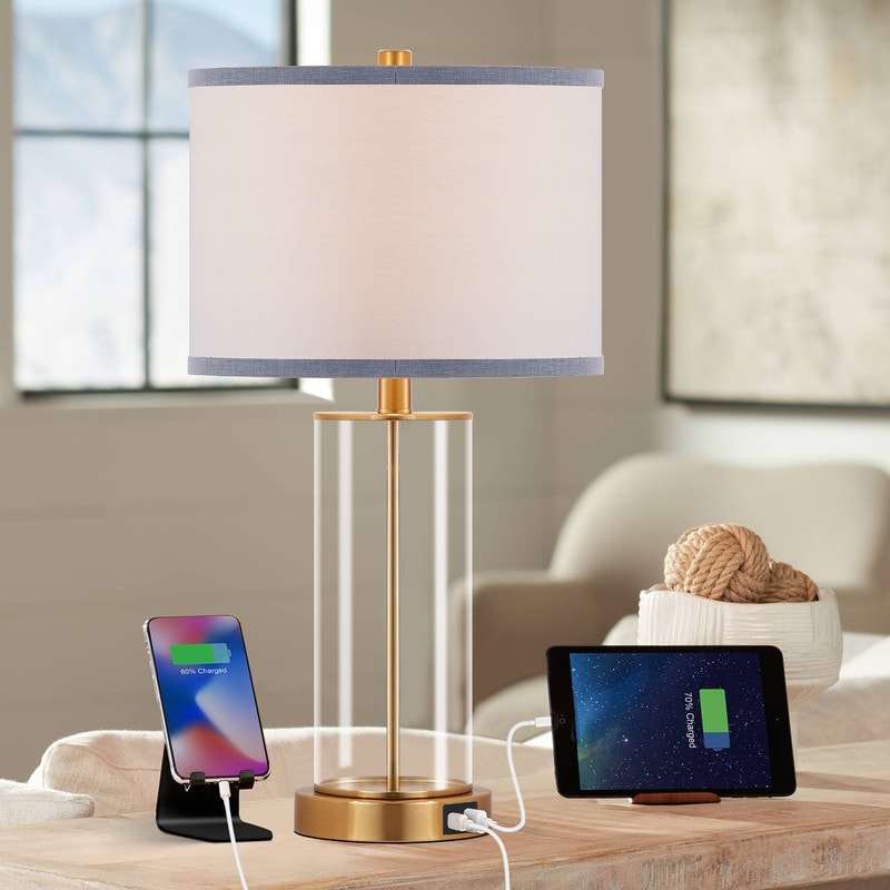 Ensemble de lampes de table à commande tactile KAWOTI 23.25 avec port USB et ampoules
