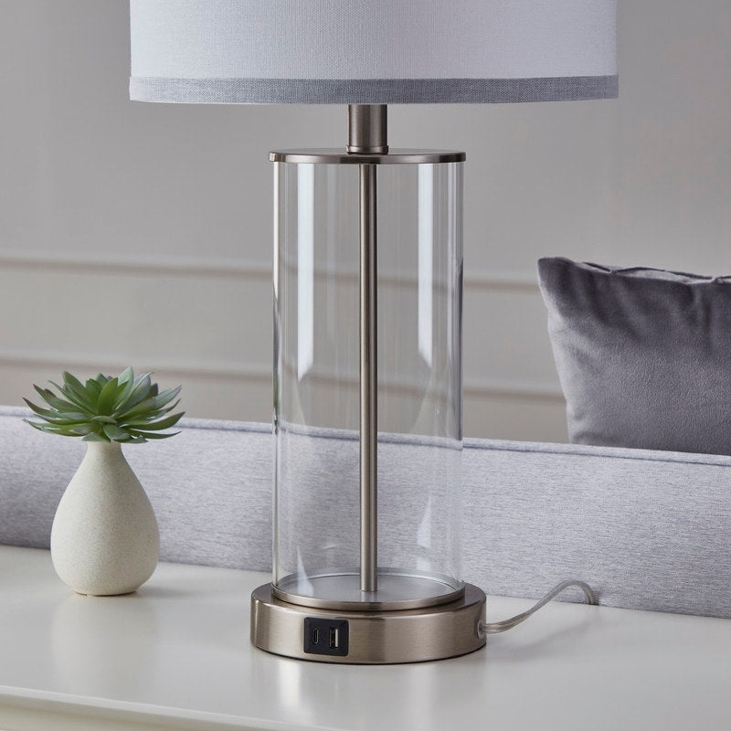 Ensemble de lampes de table à commande tactile KAWOTI 23.25 avec port USB et ampoules