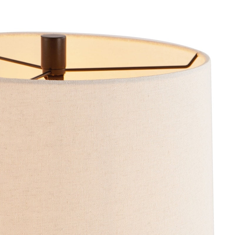 Lampe de table KAWOTI 26 pouces en bronze foncé avec ports USB et veilleuse