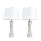 Ensemble de 2 lampes de table effet vieilli KAWOTI 27