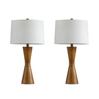 Ensemble de 2 lampes de table effet vieilli KAWOTI 27