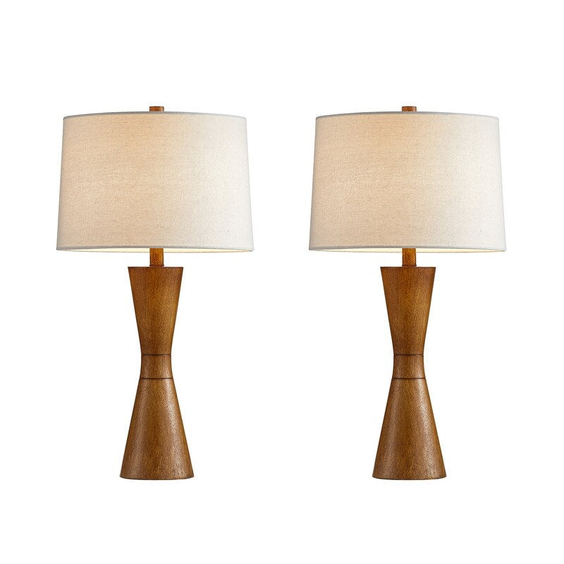 Ensemble de 2 lampes de table effet vieilli KAWOTI 27