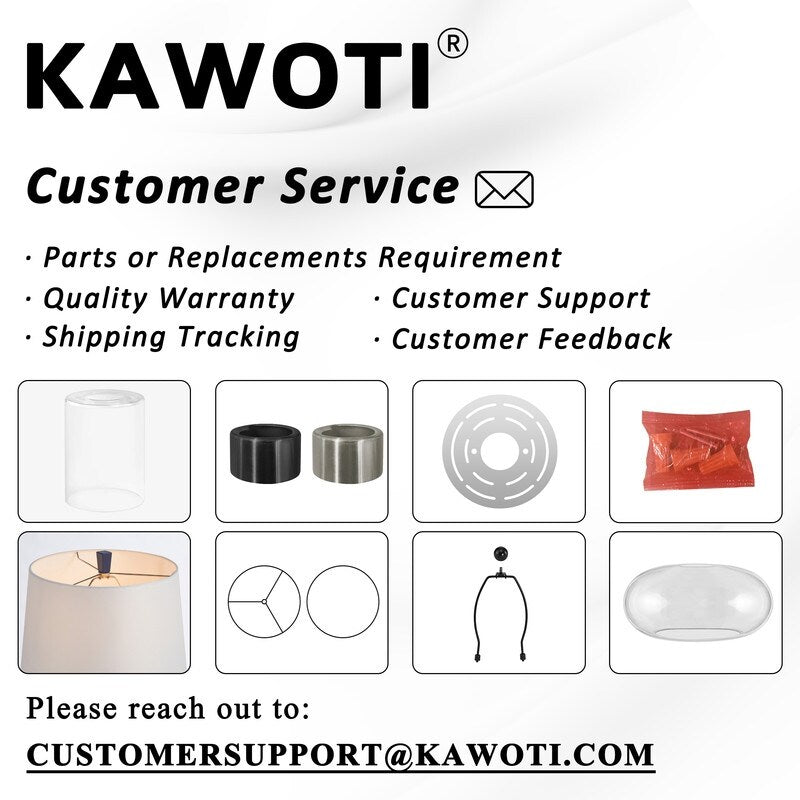 Applique de salle de bain KAWOTI à 3 lampes avec abat-jour en verre transparent