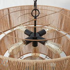 Suspension bohème KAWOTI largeur 26, 5 lumières et 4 niveaux