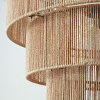 Suspension bohème KAWOTI largeur 26, 5 lumières et 4 niveaux