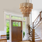 Suspension bohème KAWOTI largeur 26, 5 lumières et 4 niveaux