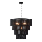 Suspension bohème KAWOTI largeur 26, 5 lumières et 4 niveaux