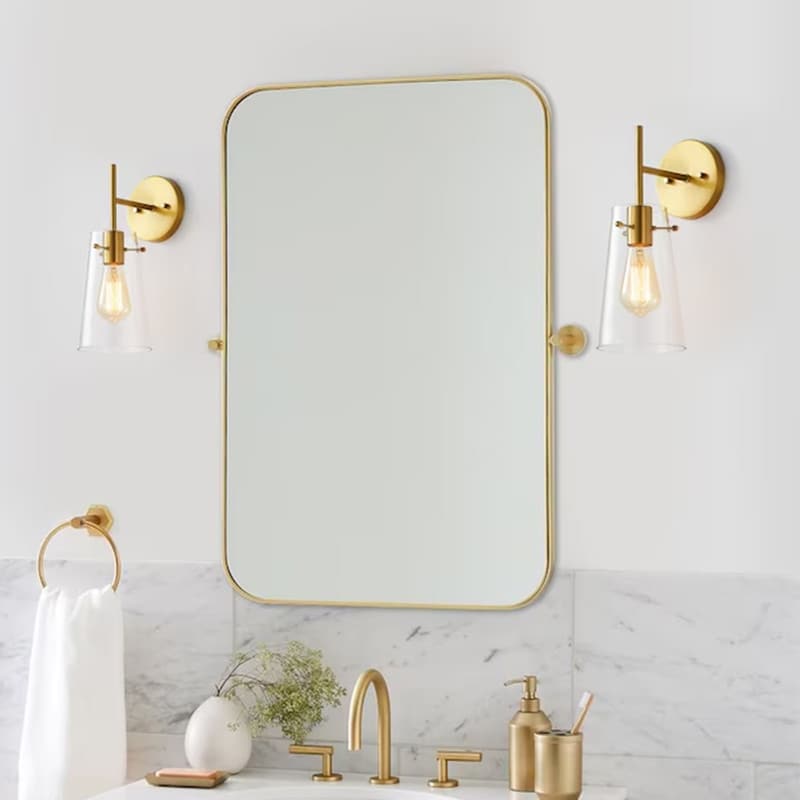 Applique murale moderne à bras KAWOTI de 5 po de largeur et 1 ampoule