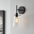 Applique murale moderne à bras KAWOTI de 5 po de largeur et 1 ampoule